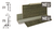 Bolta-Stellsockelprofil, Hartkunststoff, selbstklebend, 2,5-3,0mm Planken, 250cm, ocker