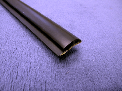 Einfassleiste, Weich-PVC, selbstklebend, 100cm, schwarz