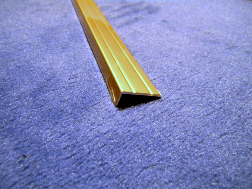 Winkelprofil, aluminium, selbstklebend, 24,5x10, 260cm, gold-eloxiert