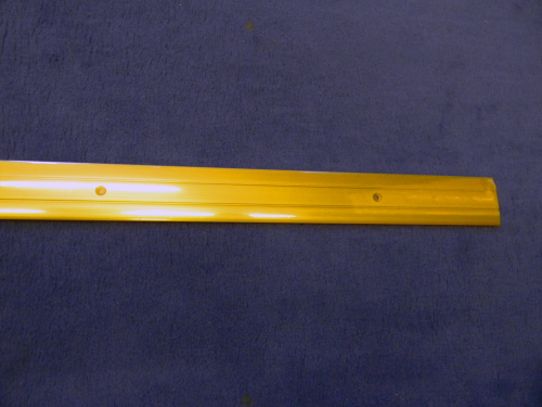 Übergangsprofil, aluminium, gelocht, 38mm, 90cm, gold-eloxiert